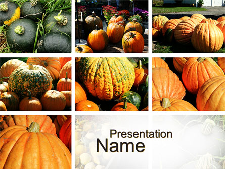 Pumpkin Presentation Template, Master Slide