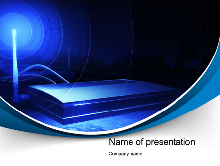 Wireless Presentation Template, Master Slide