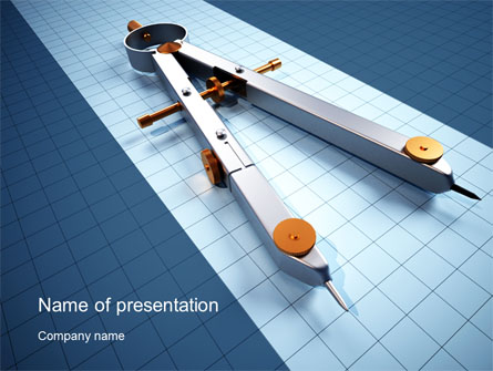 Compass Divider Presentation Template, Master Slide