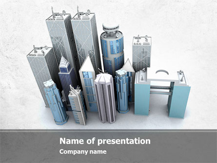 Famous Skyscrapers Presentation Template, Master Slide