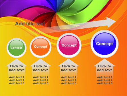 Rainbow Swirl Presentation Template for PowerPoint and Keynote | PPT Star