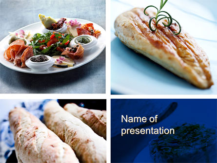 Cuisine Presentation Template, Master Slide