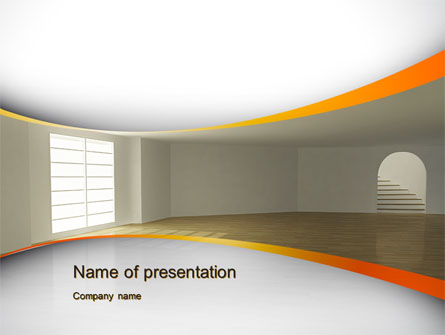 Indoor Space Presentation Template, Master Slide