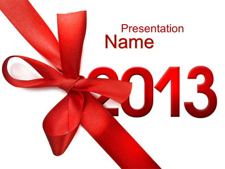2013 Gift Presentation Template, Master Slide