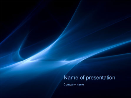 Blue Nebulosity Presentation Template, Master Slide