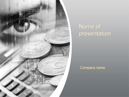 Finances Presentation Template, Master Slide