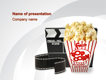 Film Entertainment Presentation Template, Master Slide