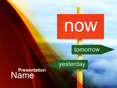 Time Concept Presentation Template, Master Slide