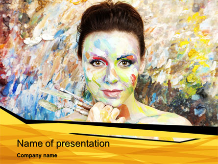 Painter Presentation Template, Master Slide