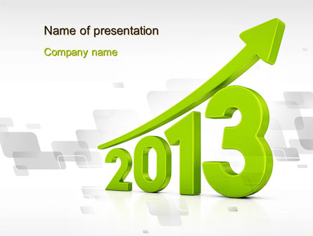 2013 Growth Presentation Template, Master Slide