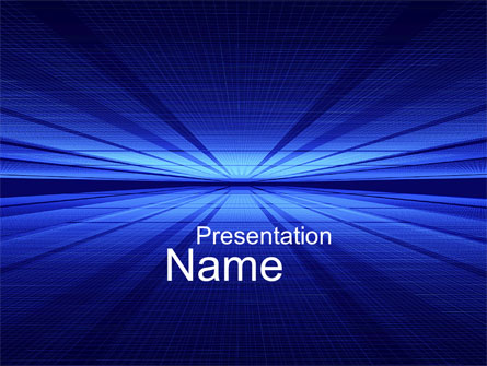 Digital Perspective Presentation Template, Master Slide