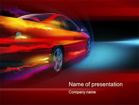 Fast and Furious Presentation Template, Master Slide