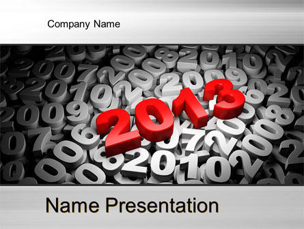 2013 and Other Years Presentation Template, Master Slide