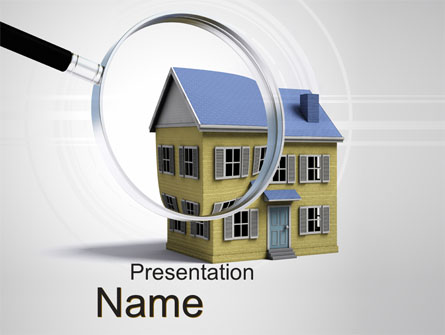 Property Search Presentation Template, Master Slide