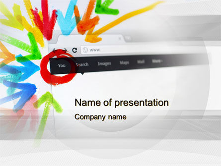 Be Social Presentation Template, Master Slide