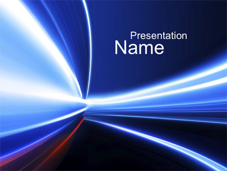 Moving into Infinity Presentation Template, Master Slide