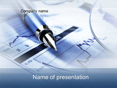 Reports and Analysis Presentation Template, Master Slide