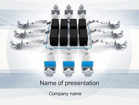 Automated Workflow Presentation Template, Master Slide