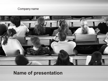 Lecture Presentation Template, Master Slide