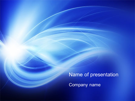 Blue Plume Presentation Template, Master Slide