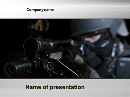 Commando Presentation Template, Master Slide