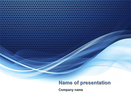 Grid and Wave Presentation Template, Master Slide