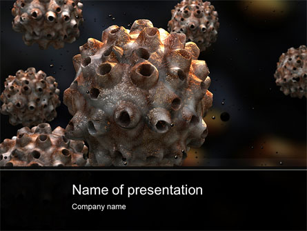 Virus Invasion Presentation Template, Master Slide