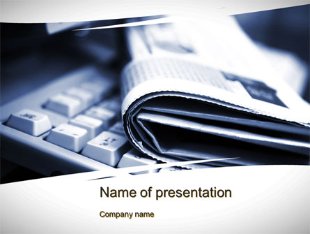 News and Media Presentation Template, Master Slide