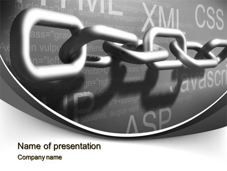 IT Supply Chain Presentation Template, Master Slide