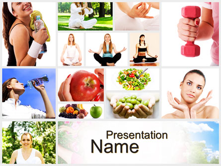 Sports and Lifestyle Presentation Template, Master Slide