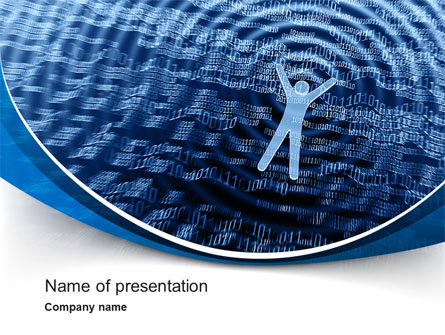 The Sea of Information Presentation Template, Master Slide