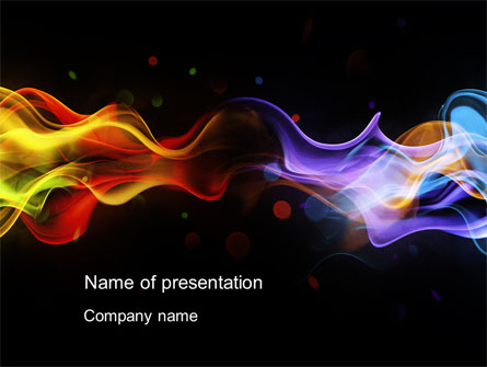 Spectrum Fog Presentation Template, Master Slide