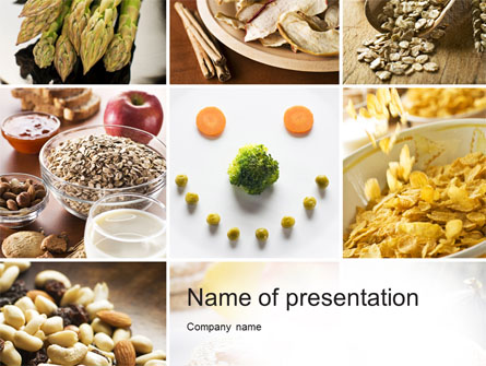 Proteins, Fats and Carbohydrates Presentation Template, Master Slide