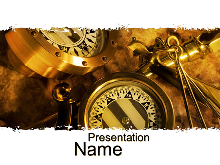 Business Navigation Presentation Template, Master Slide