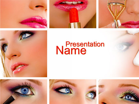 Makeup Presentation Template, Master Slide