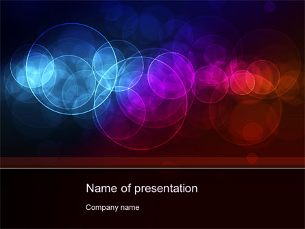 Light Color Spots Presentation Template, Master Slide