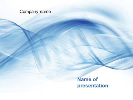 Blue on White Presentation Template, Master Slide