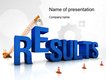 Building Results Presentation Template, Master Slide