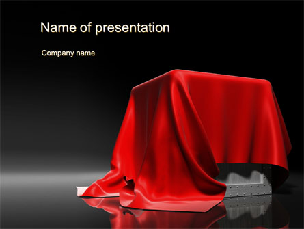 Box Covered from Above Presentation Template, Master Slide