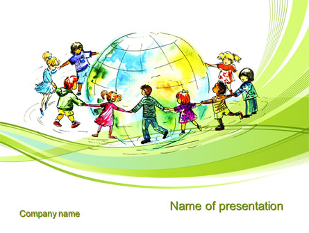 Dance Around the World Presentation Template, Master Slide
