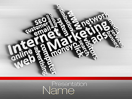 Internet Marketing Presentation Template, Master Slide