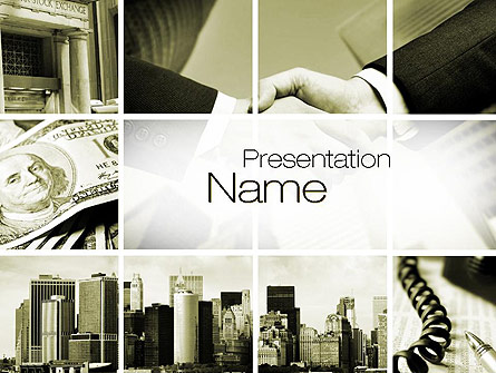 Business Collage Presentation Template, Master Slide
