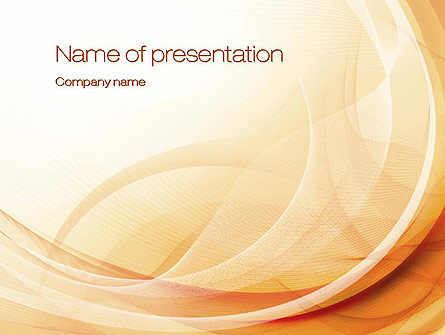Abstraction in a Sand Color Presentation Template, Master Slide