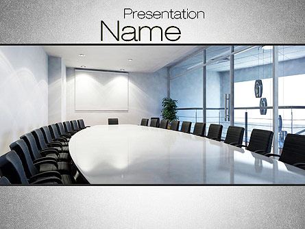Executive Conference Room Presentation Template, Master Slide