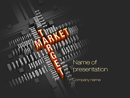 Market Target Presentation Template, Master Slide