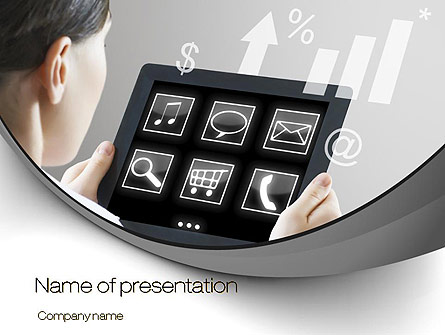 Tablet PC Presentation Template, Master Slide