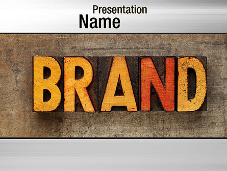Company Brand Presentation Template, Master Slide