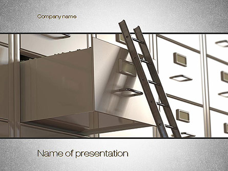 Corporate Ladder Presentation Template, Master Slide