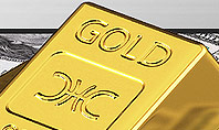 Gold Bars on Dollars Presentation Template