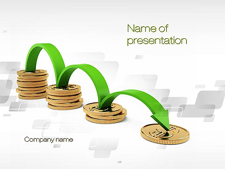 Graph Up Down Presentation Template, Master Slide